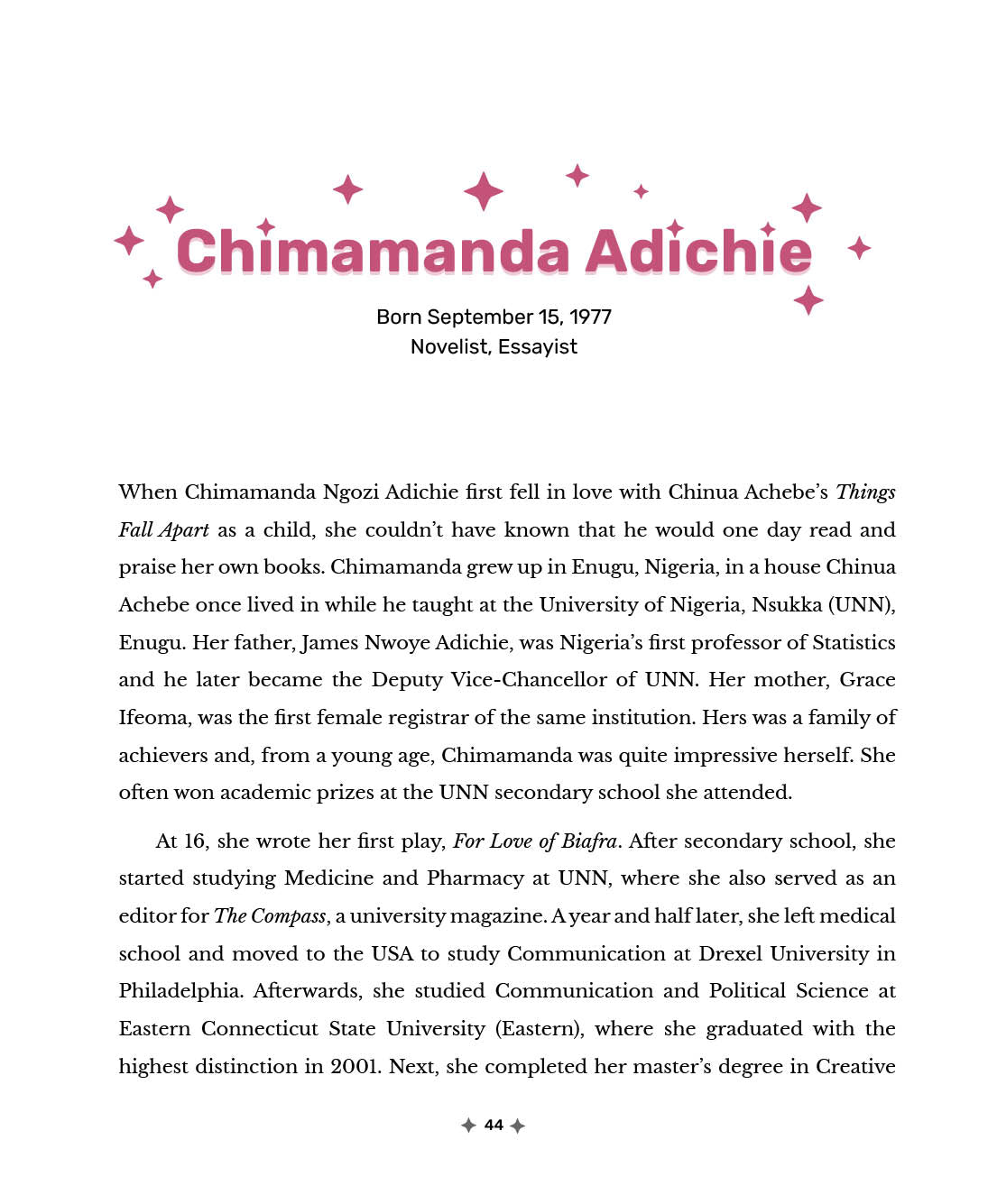 I Am A Nigerian In Literary Arts